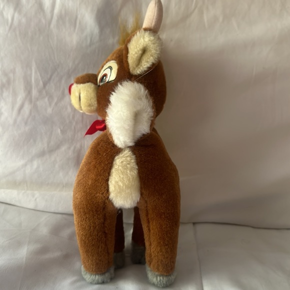 Rudolph the red nose Reindeer, Christmas plush clean 10” great condition plush - Picture 4 of 16
